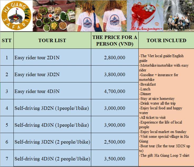 Nhi'S House & Safari -Motorbike Rental-Tour Хазянг Экстерьер фото